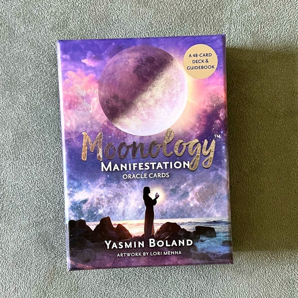FREE WITH $10+ PURCHASE -  Moonology Manifestation Oracle Cards And Guidebook